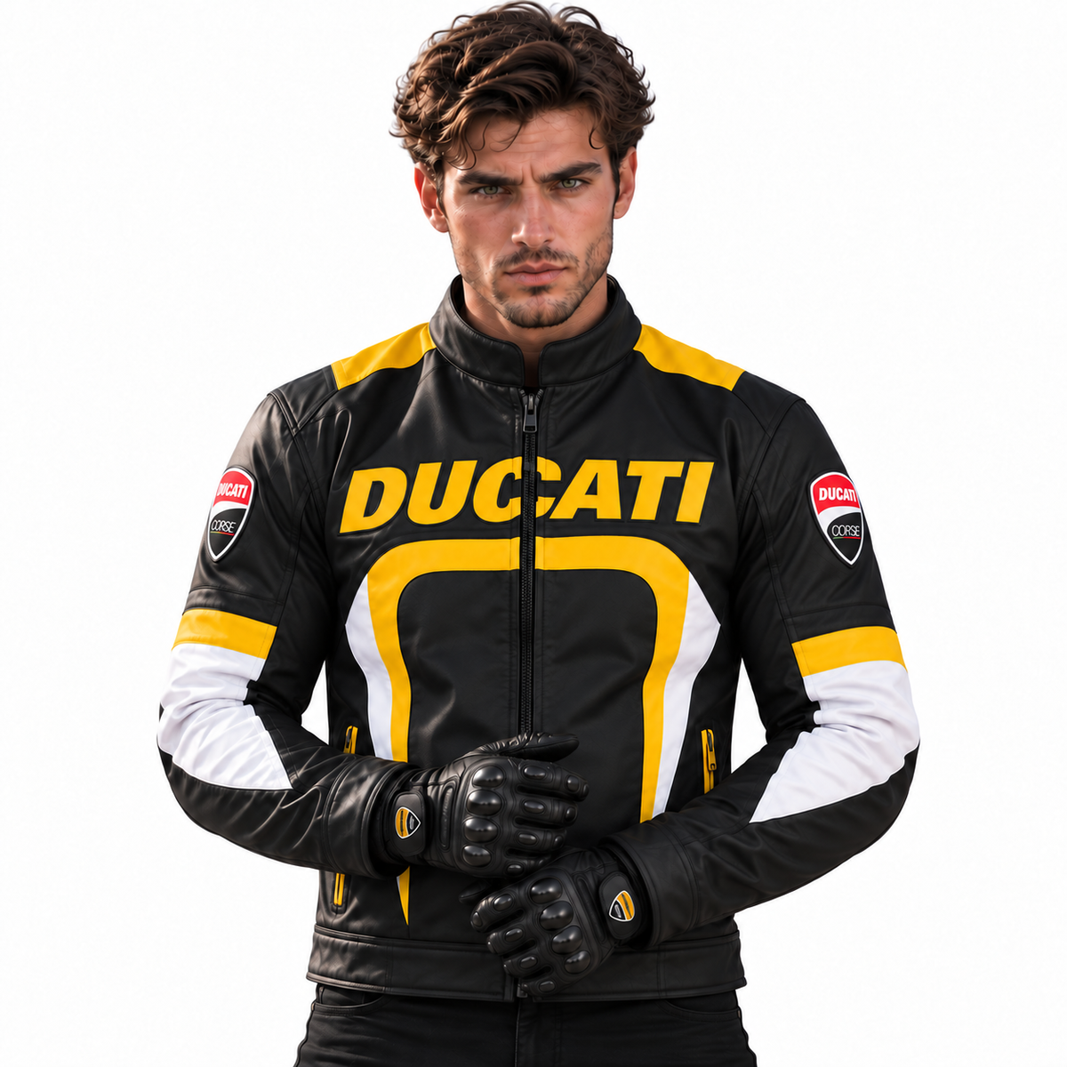 🏁 CHAQUETA RACING PREMIUM ESTILO QUE SE HACE NOTAR – FERRARI | YAMAHA | DUCATI