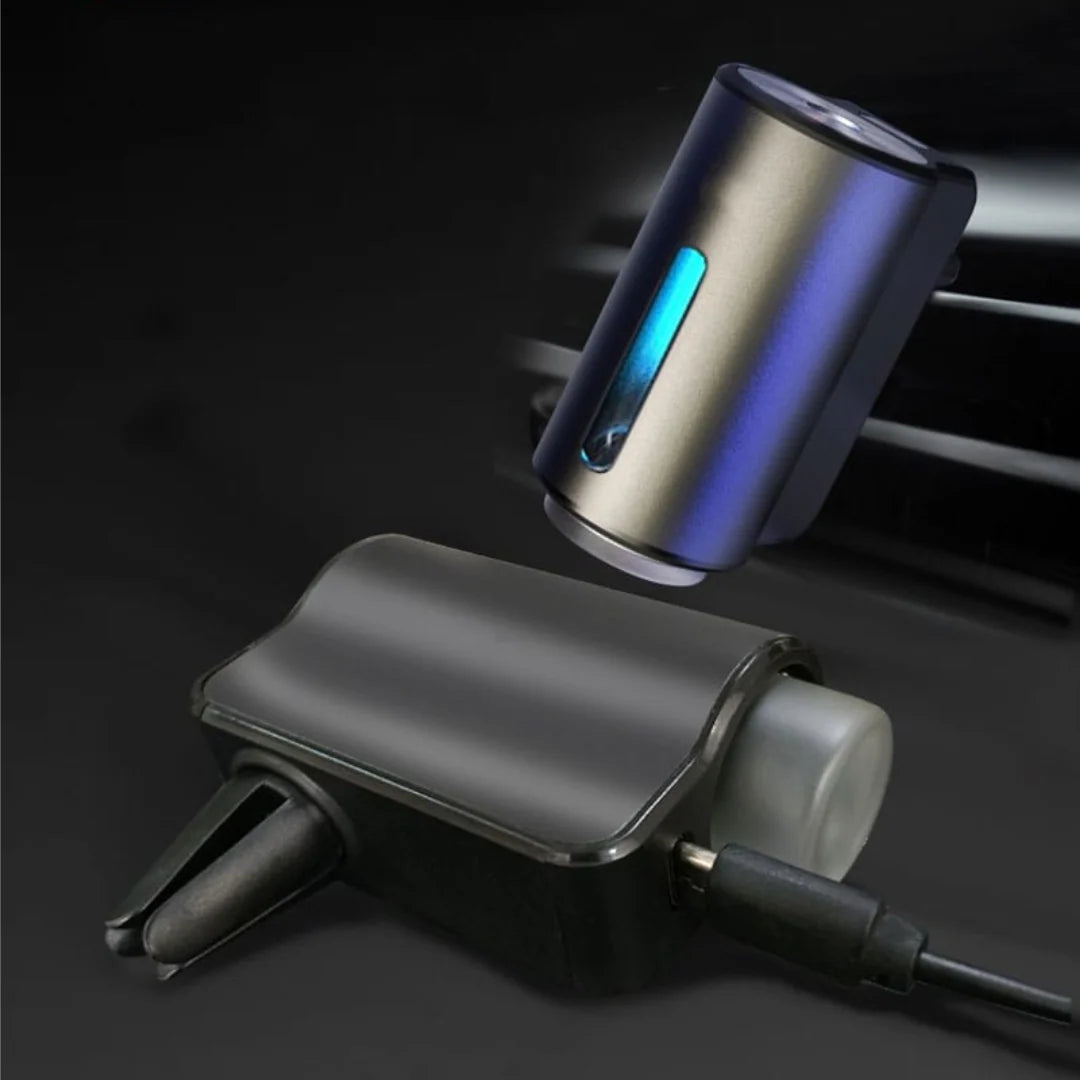 AromaSense™️ · Difusor de Aromas Automático para Carro