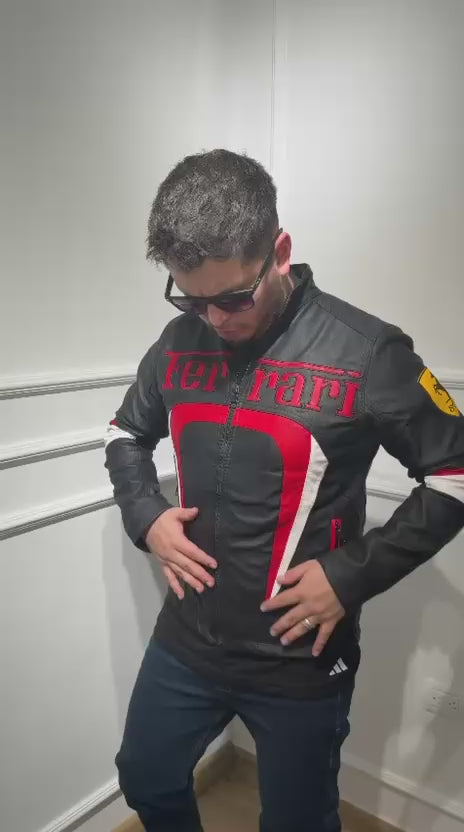 🏁 CHAQUETA RACING PREMIUM ESTILO QUE SE HACE NOTAR – FERRARI | YAMAHA | DUCATI